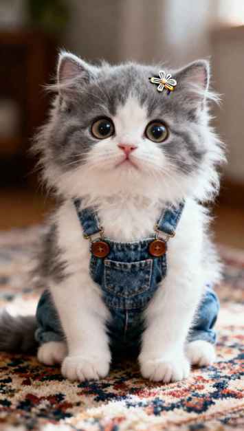 萌宠穿背带裤拟人照