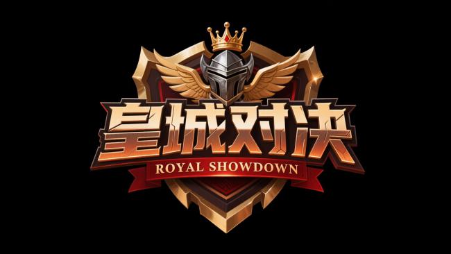 皇城对决游戏Logo设计高清渲染图