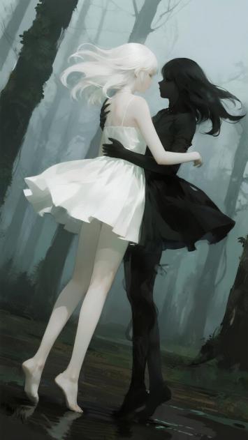 雾林双影：黑白少女共舞暗黑幻想