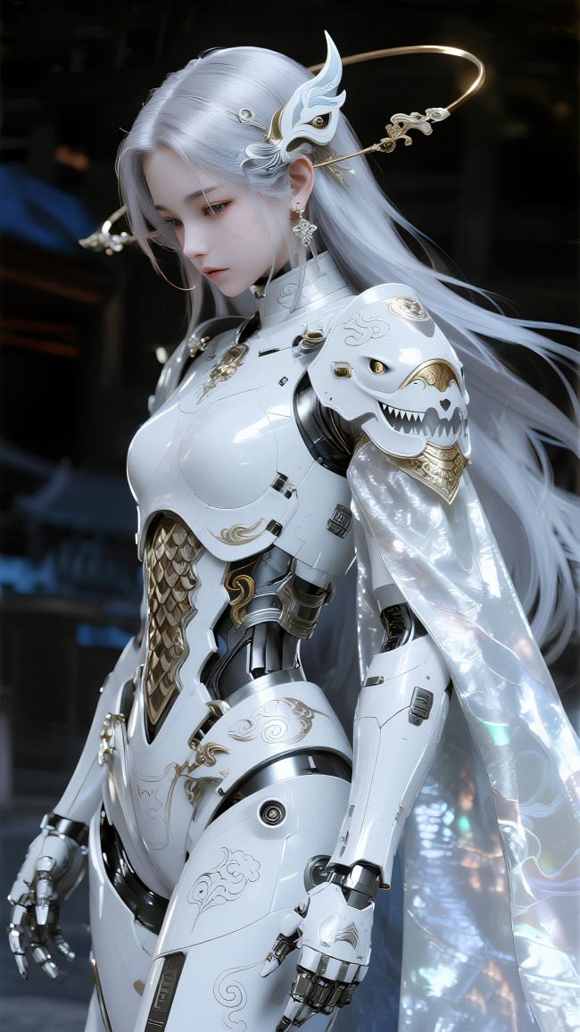 银发机甲仙子·古风科幻神作