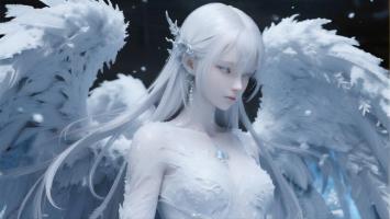 冰霜天使少女3D写真图