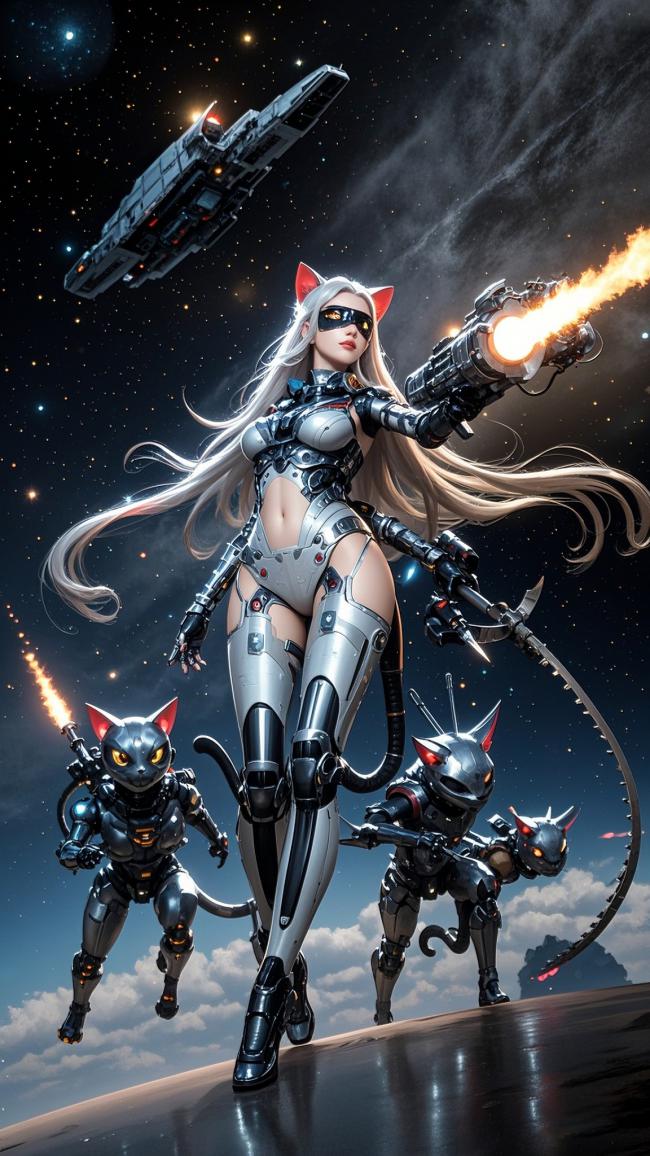 赛博猫战神 vs 星际舰队