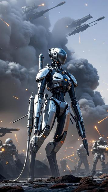 未来机甲战士血战硝烟战场