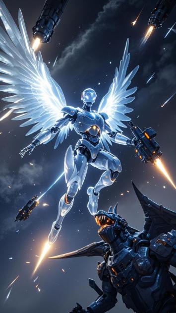 机甲天使VS机械巨龙：科幻太空激战大片