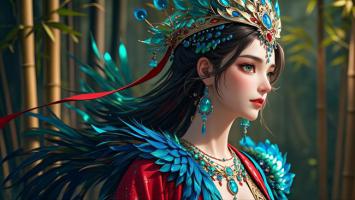 古风仕女水墨动漫写真