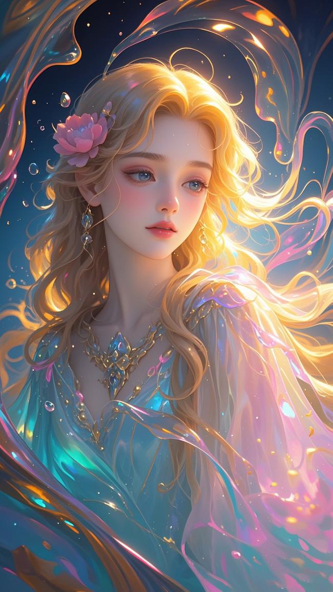 梦幻仙子浮光幻影插画