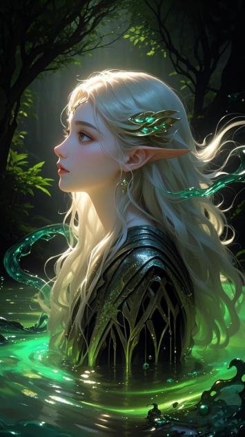 幽林精灵少女·绿光秘境