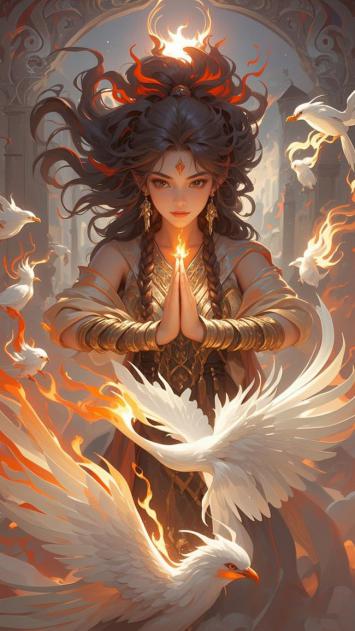 仙侠女神火焰圣焰图