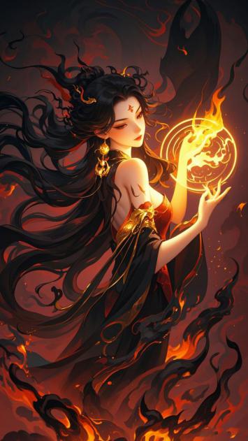 玄幻女战神掌燃龙火，黑金华服动乾坤