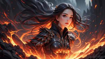 熔岩女神：黑甲战姬燃爆奇幻世界