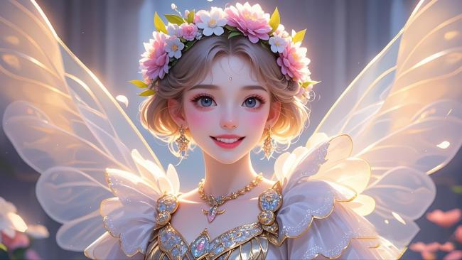 梦幻精灵少女写实肖像