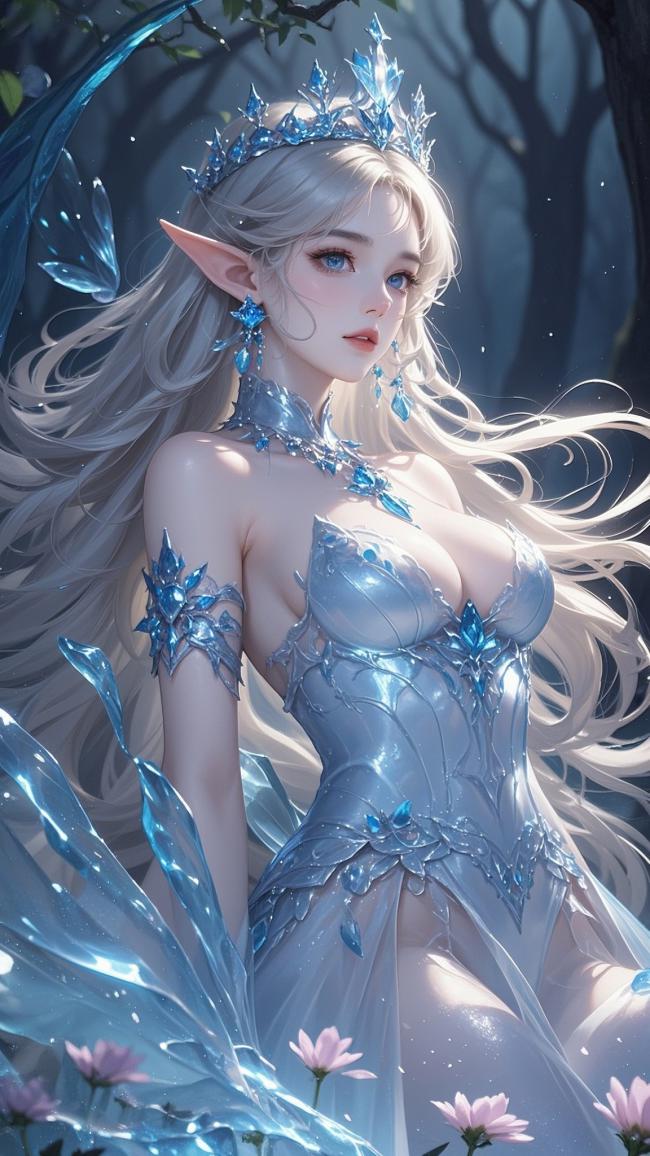 冰霜精灵女王森林写真 ️