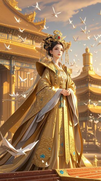 金殿飞鹤·华服仕女写真