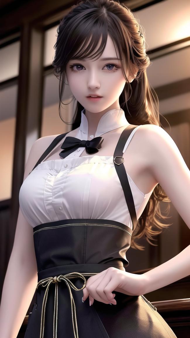 日式女仆装二次元少女写真