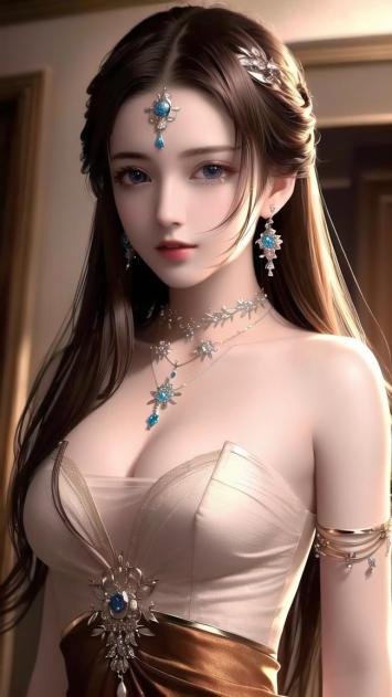 古风仕女华服写真，蓝宝点缀尽显高贵典雅