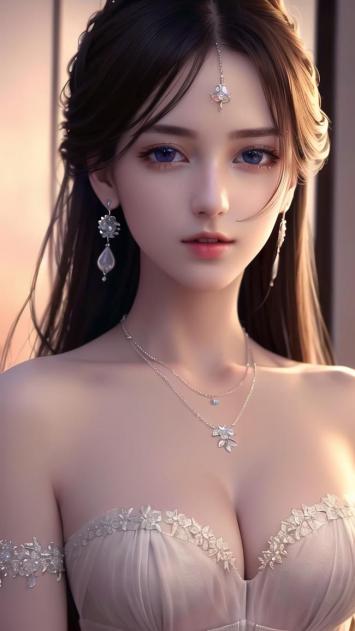 古风仕女写真：柔光华服美人图