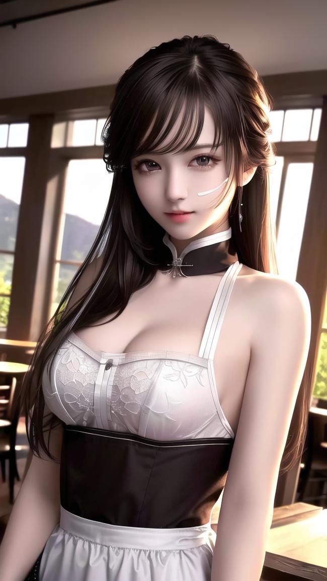 汉服少女窗边写真，柔光映衬精致容颜