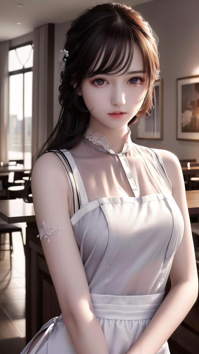 汉服少女窗边写真，柔光映面显温婉