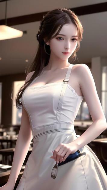 现代写真少女·柔光白裙优雅肖像