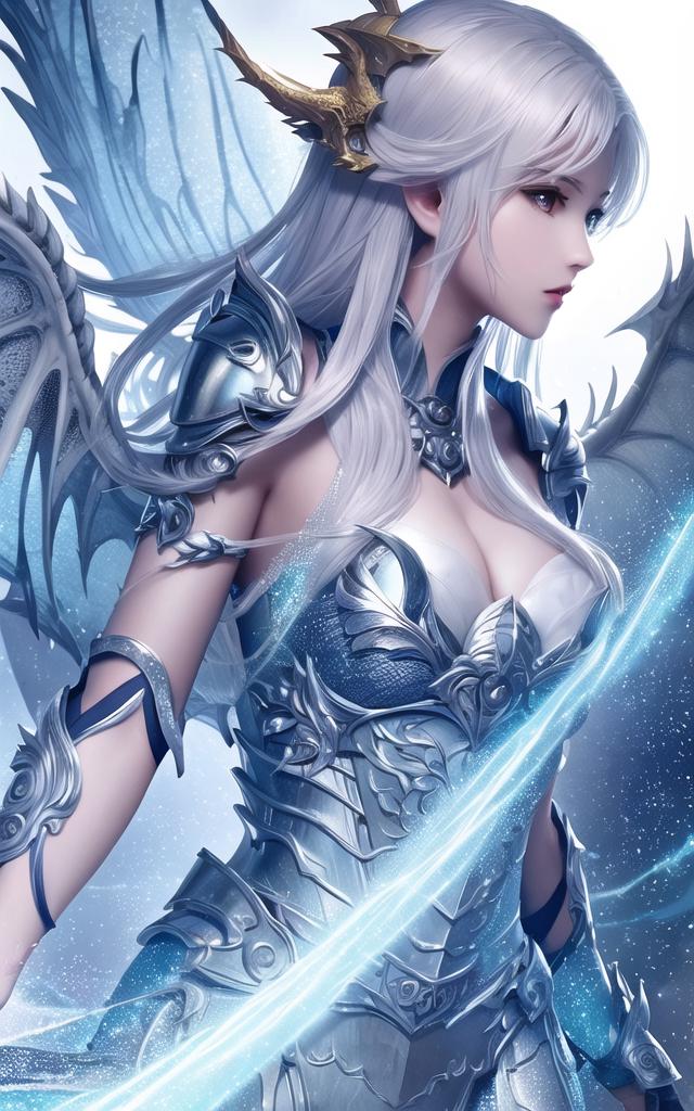 冰霜龙骑士3D角色设计图