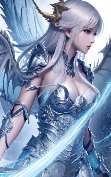 冰霜龙骑士3D角色设计图