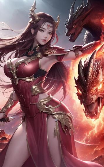 仙侠女战神对决双龙 烈焰战场震撼登场