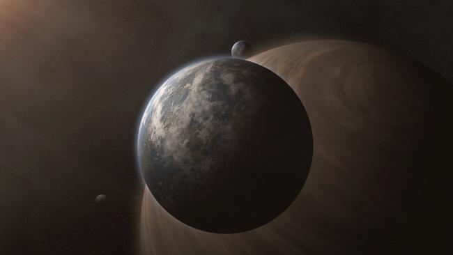 星际环影：地球类行星的科幻宇宙奇观