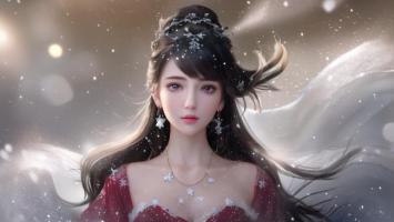 仙子雪舞·写实古风神韵