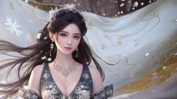 冰雪仙子古装写真 | 仙侠玄幻风高清插画