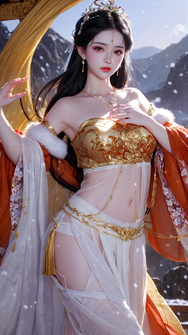 雪峰仙姬·金缕华裳